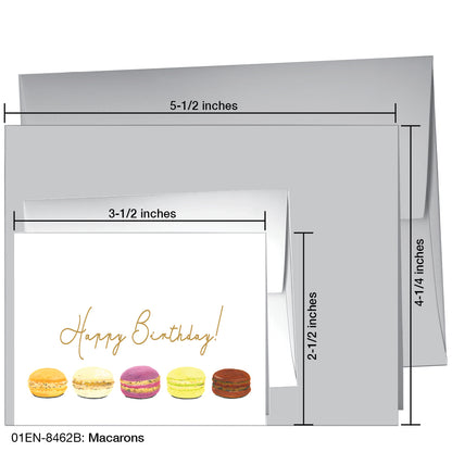 Macarons, Greeting Card (8462B)