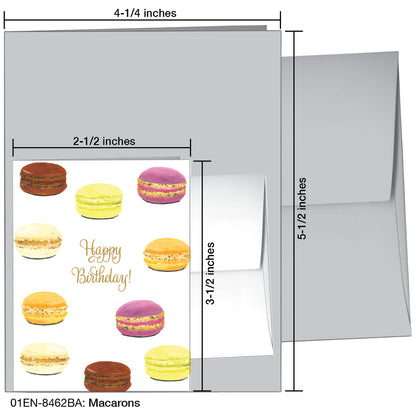 Macarons, Greeting Card (8462BA)