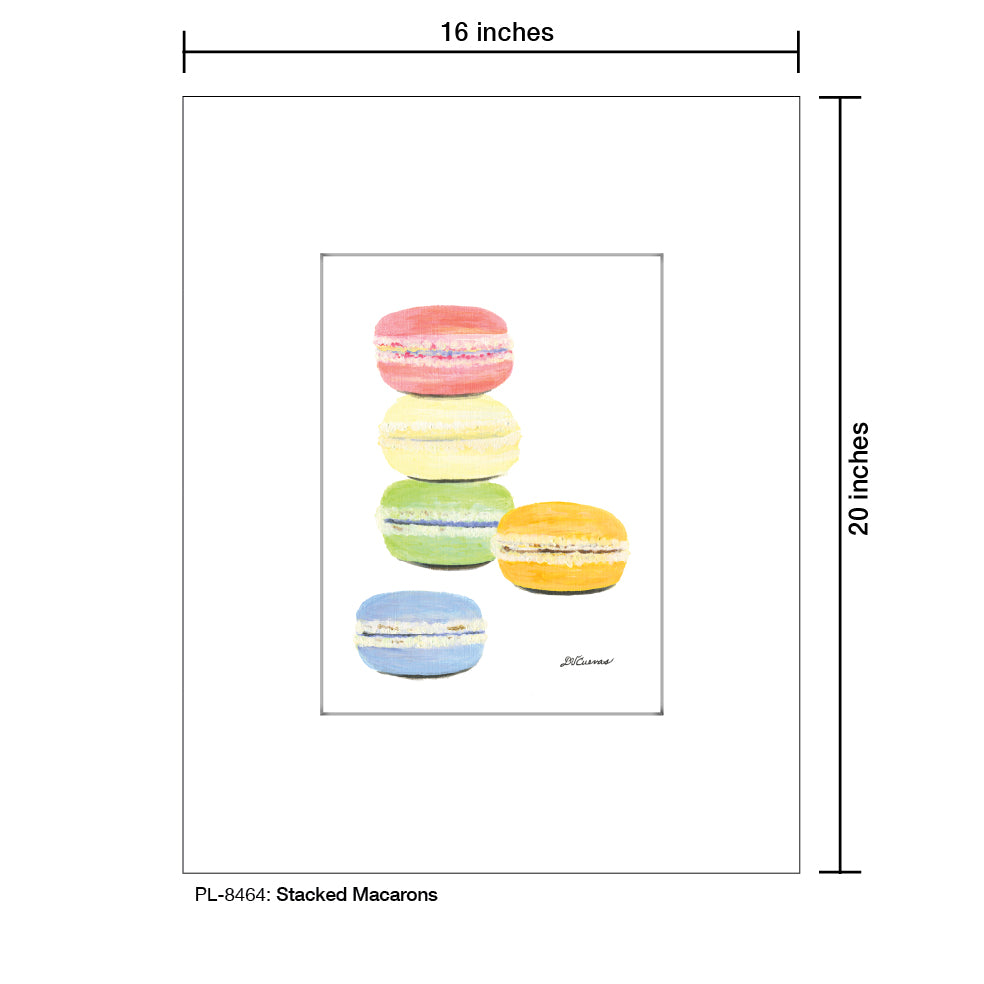 Stacked Macarons, Print (#8464)