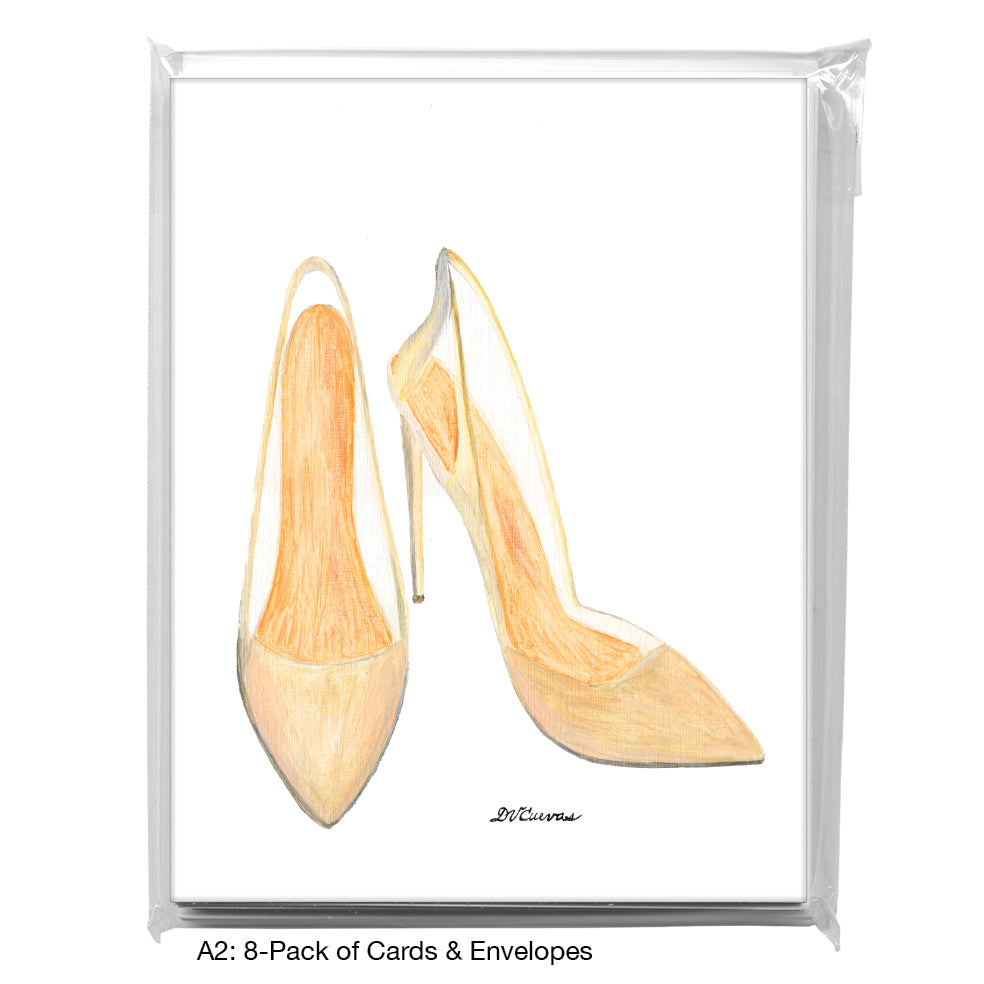 Nude Heel, Greeting Card (8468)