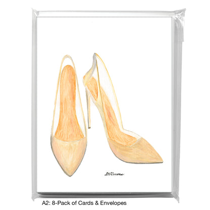 Nude Heel, Greeting Card (8468)