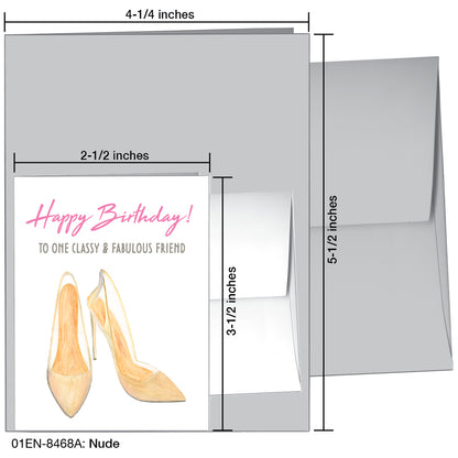 Nude Heel, Greeting Card (8468A)