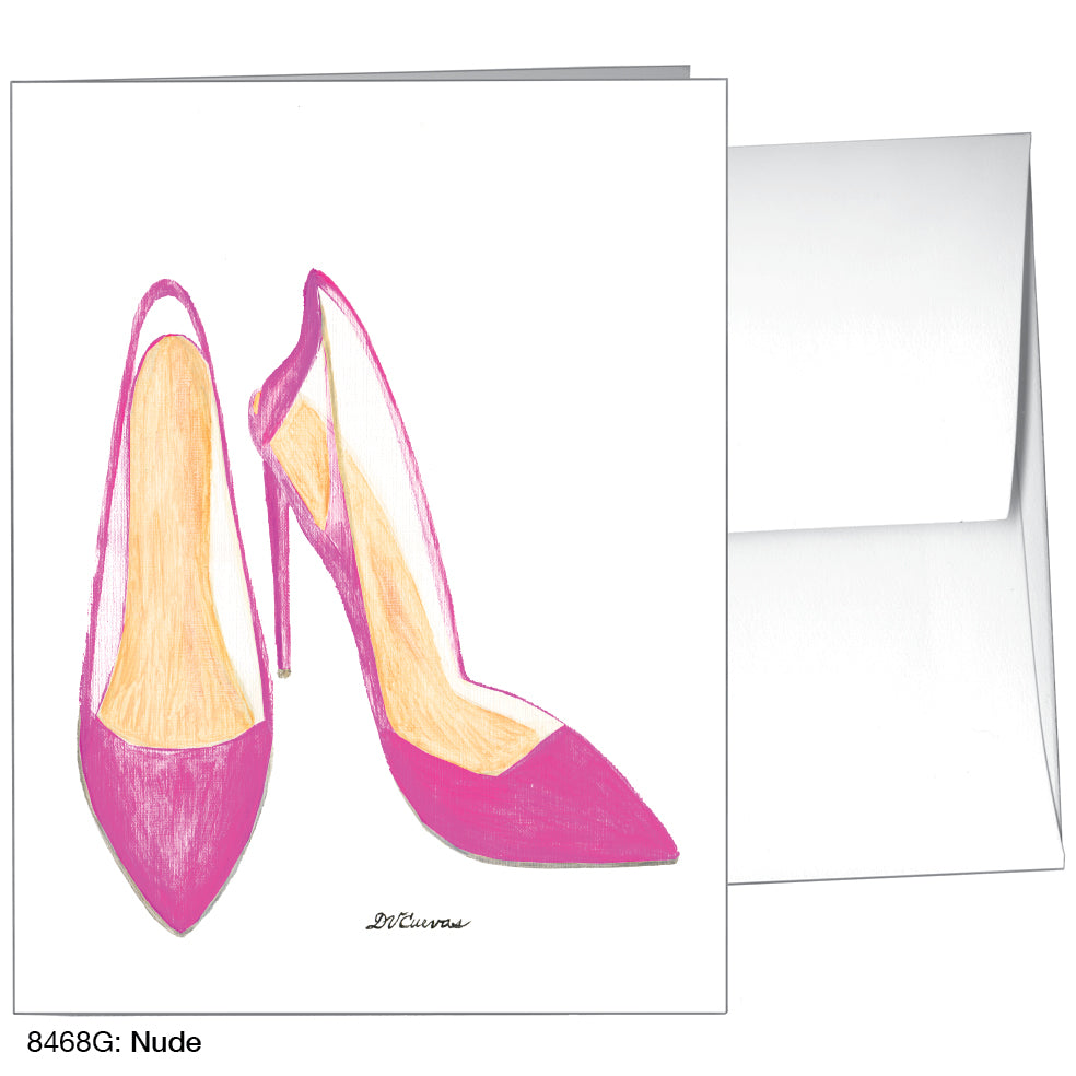 Nude Heel, Greeting Card (8468G)