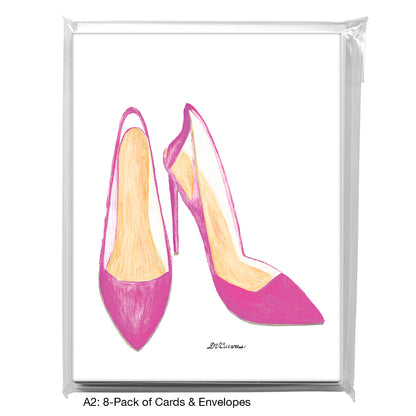 Nude Heel, Greeting Card (8468G)