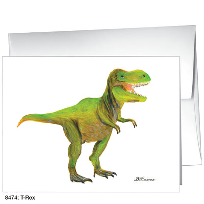 T-Rex, Greeting Card (8474)