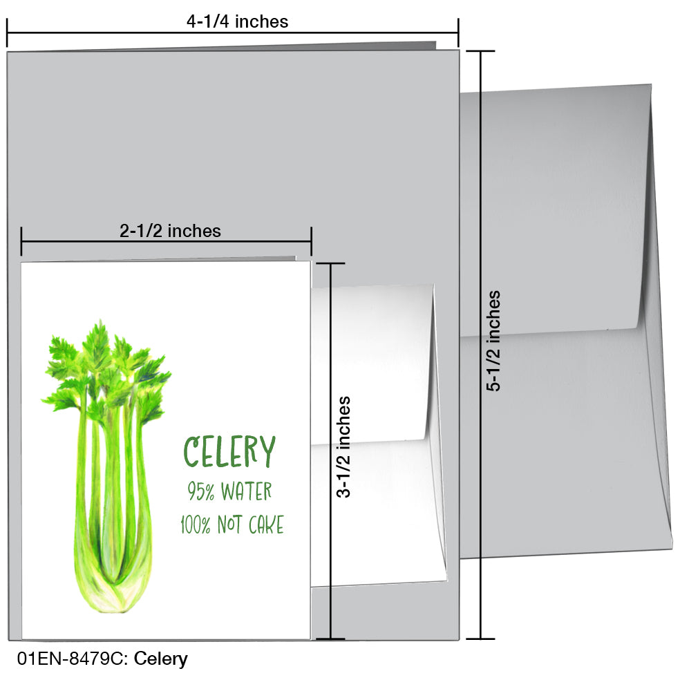 Celery, Greeting Card (8479C)