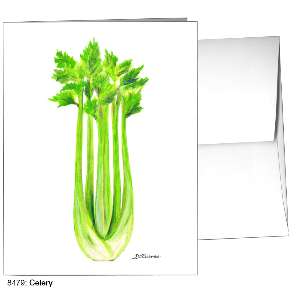 Celery, Greeting Card (8479)