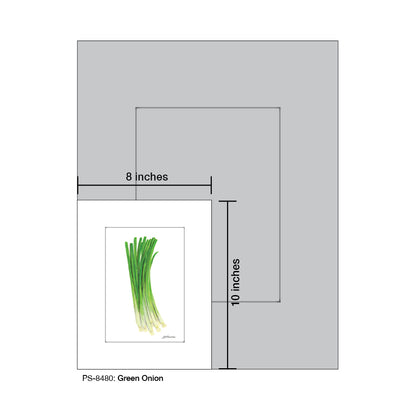 Green Onion, Print (#8480)