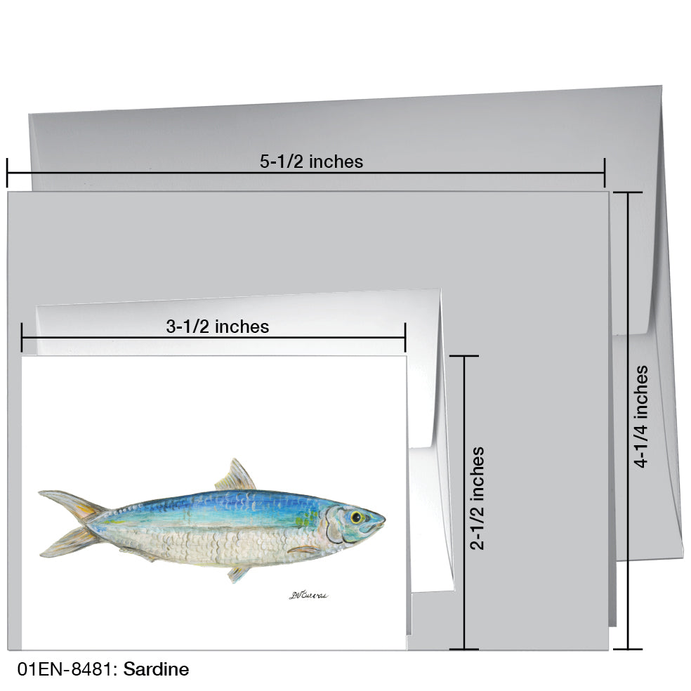 Sardine, Greeting Card (8481)