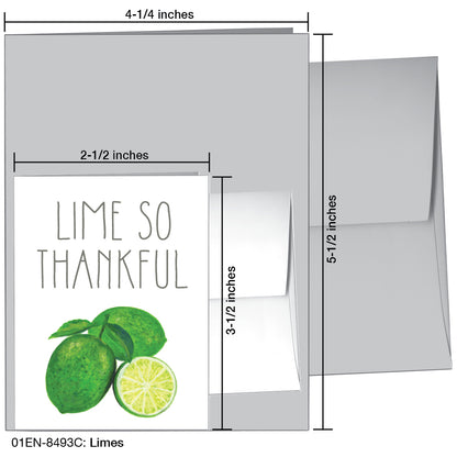 Limes, Greeting Card (8493C)