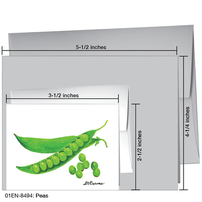 Peas, Greeting Card (8494)