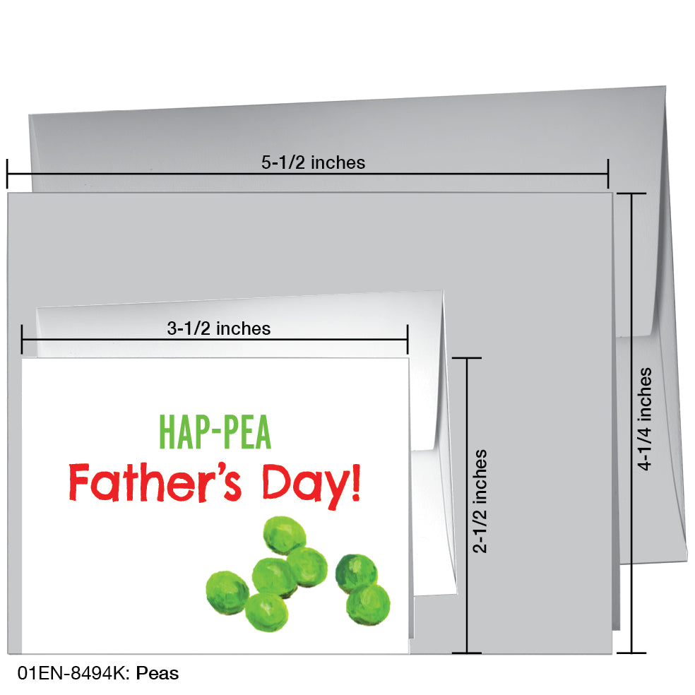 Peas, Greeting Card (8494K)