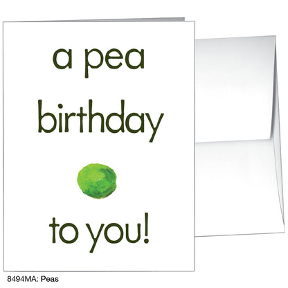 Peas, Greeting Card (8494M)