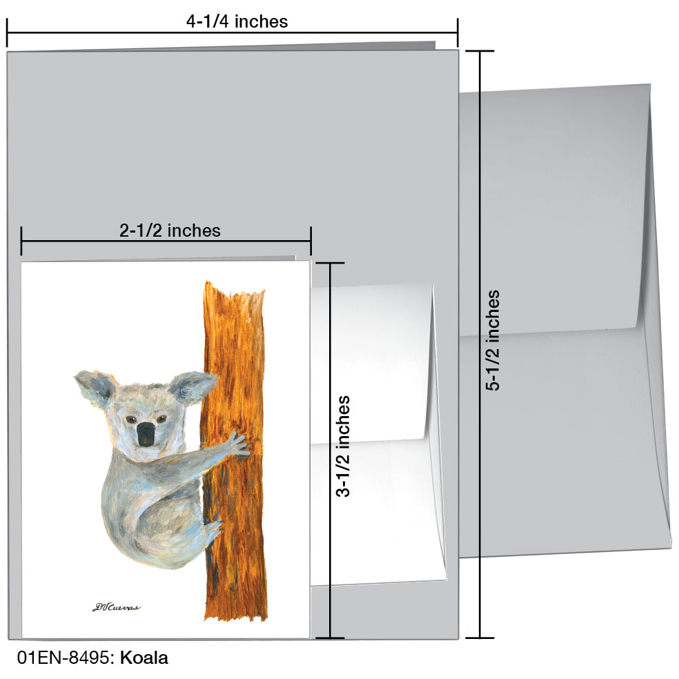 Koala, Greeting Card (8495)