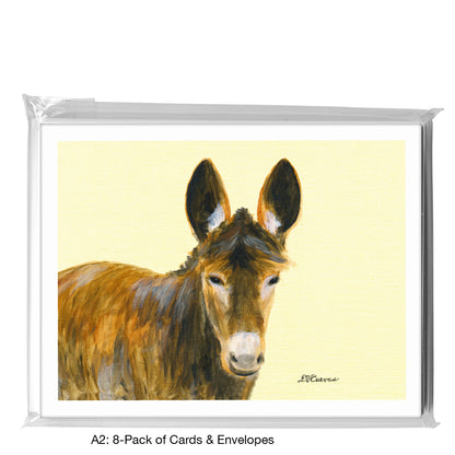 Donkey, Greeting Card (8496)