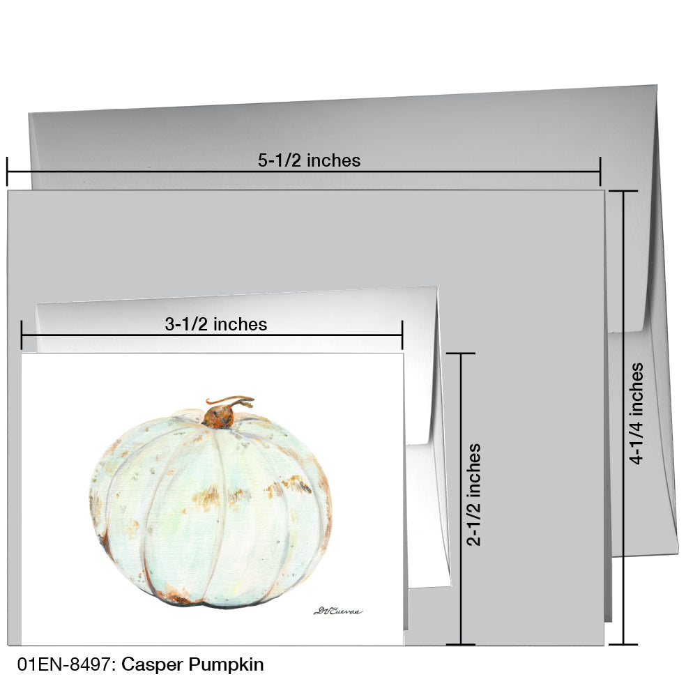 Casper Pumpkin, Greeting Card (8497)