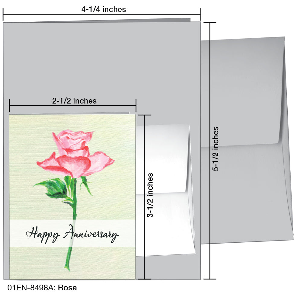 Rosa, Greeting Card (8498A)