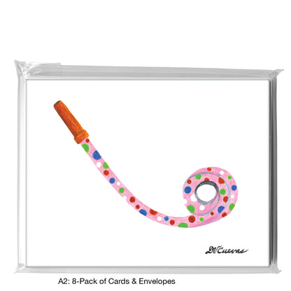 Party Blower Polka Dot, Greeting Card (8501)