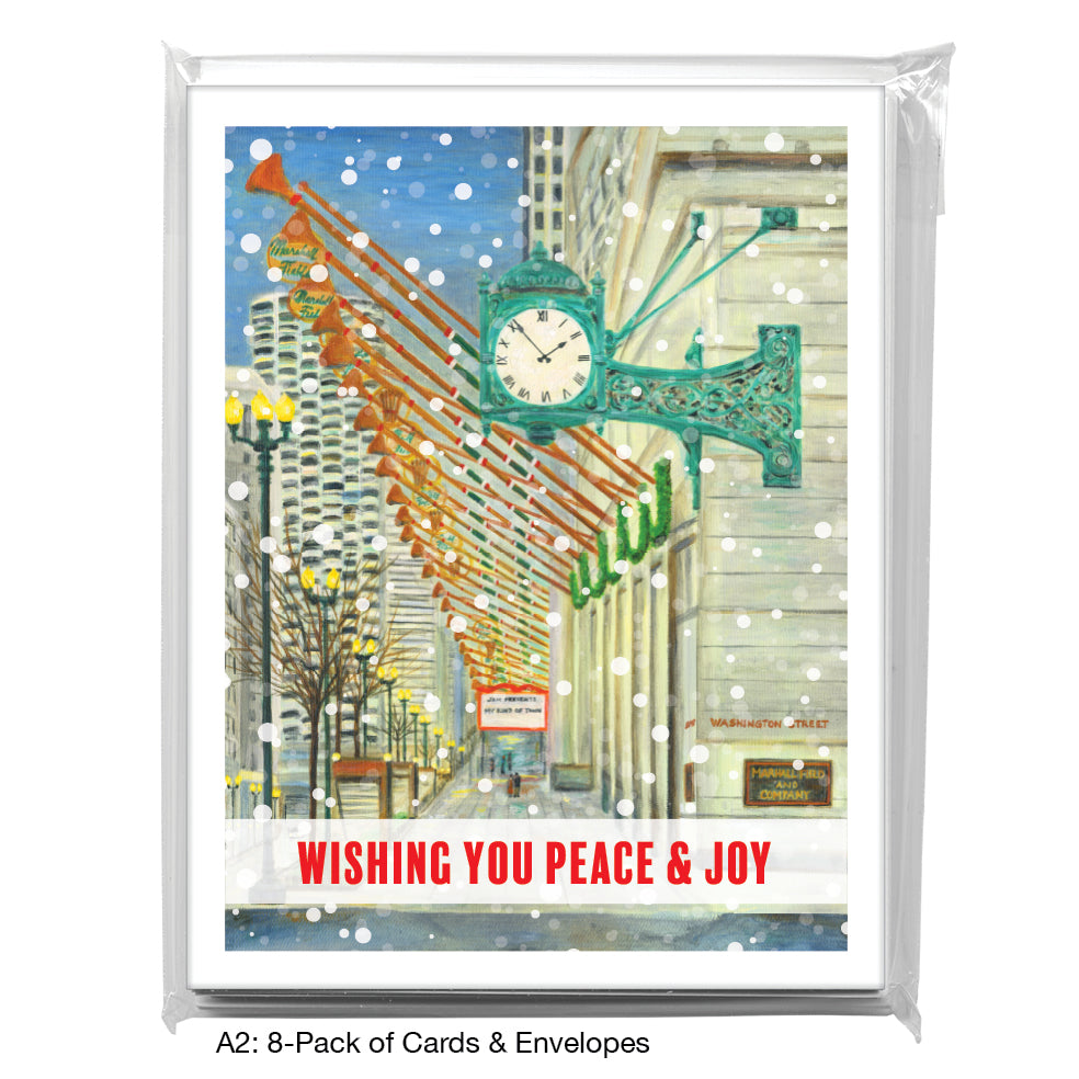 State Street, Chicago, Greeting Card (8503B)