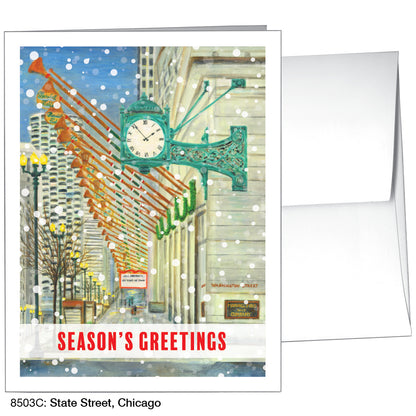 State Street, Chicago, Greeting Card (8503C)