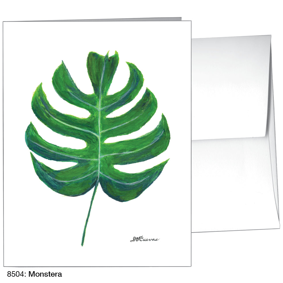 Monstera, Greeting Card (8504)