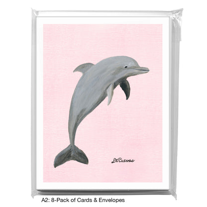 Dolphin Smile, Greeting Card (8519)