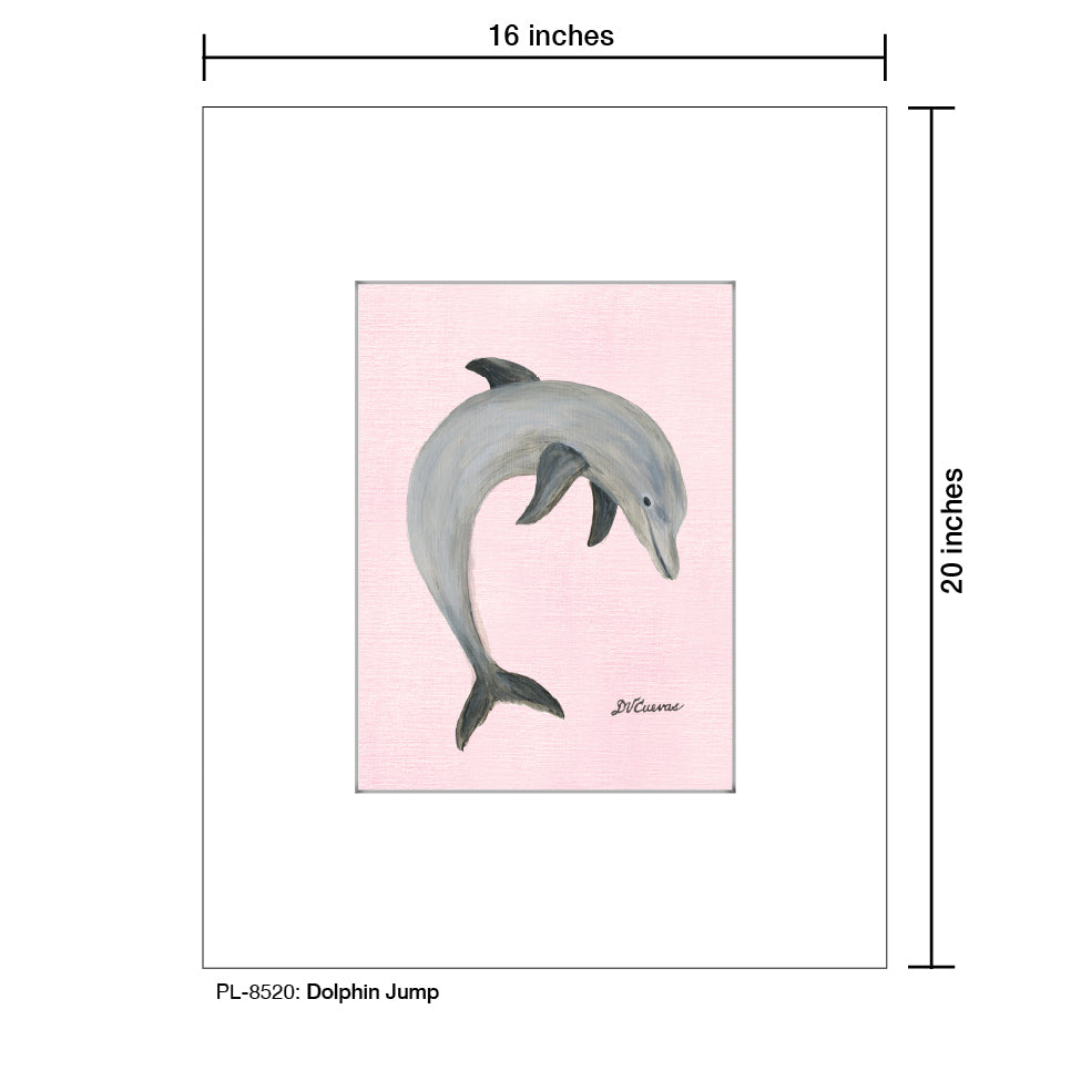 Dolphin Jump, Print (#8520)