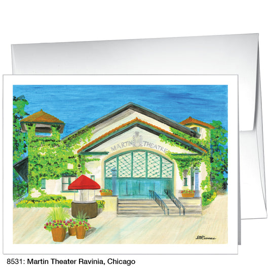 Martin Theater Ravinia, Chicago, Greeting Card (8531)