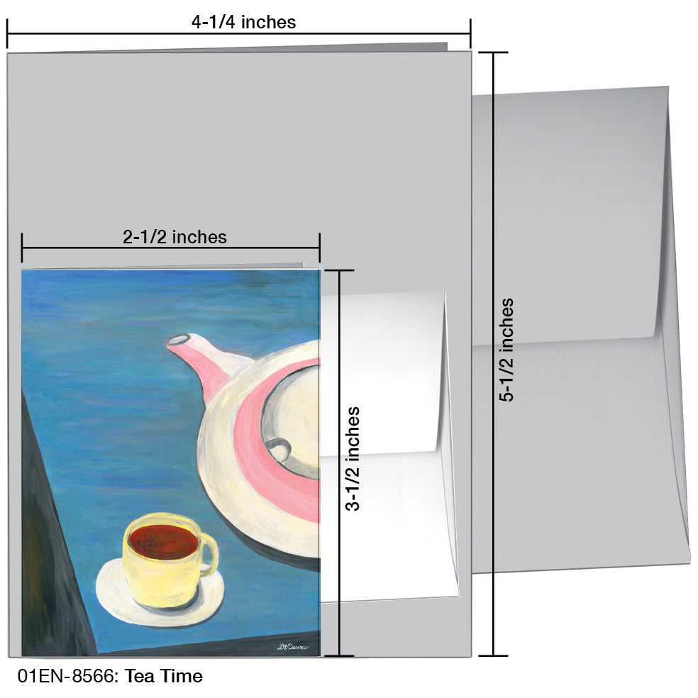 Tea Time, Greeting Card (8566)