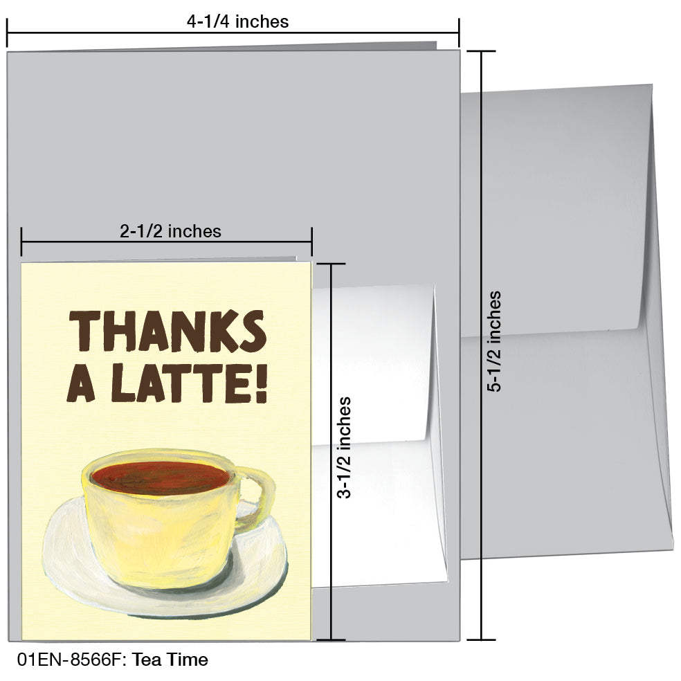 Tea Time, Greeting Card (8566F)