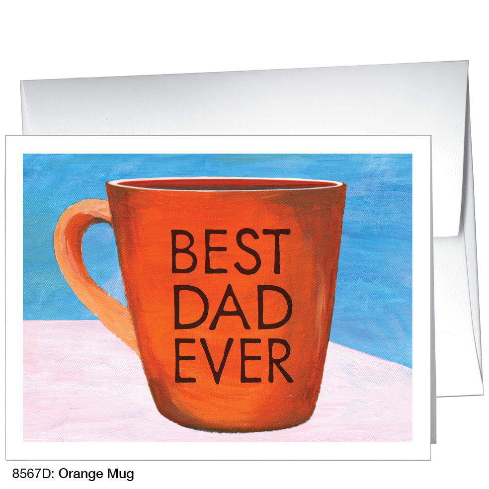 Orange Mug, Greeting Card (8567D)