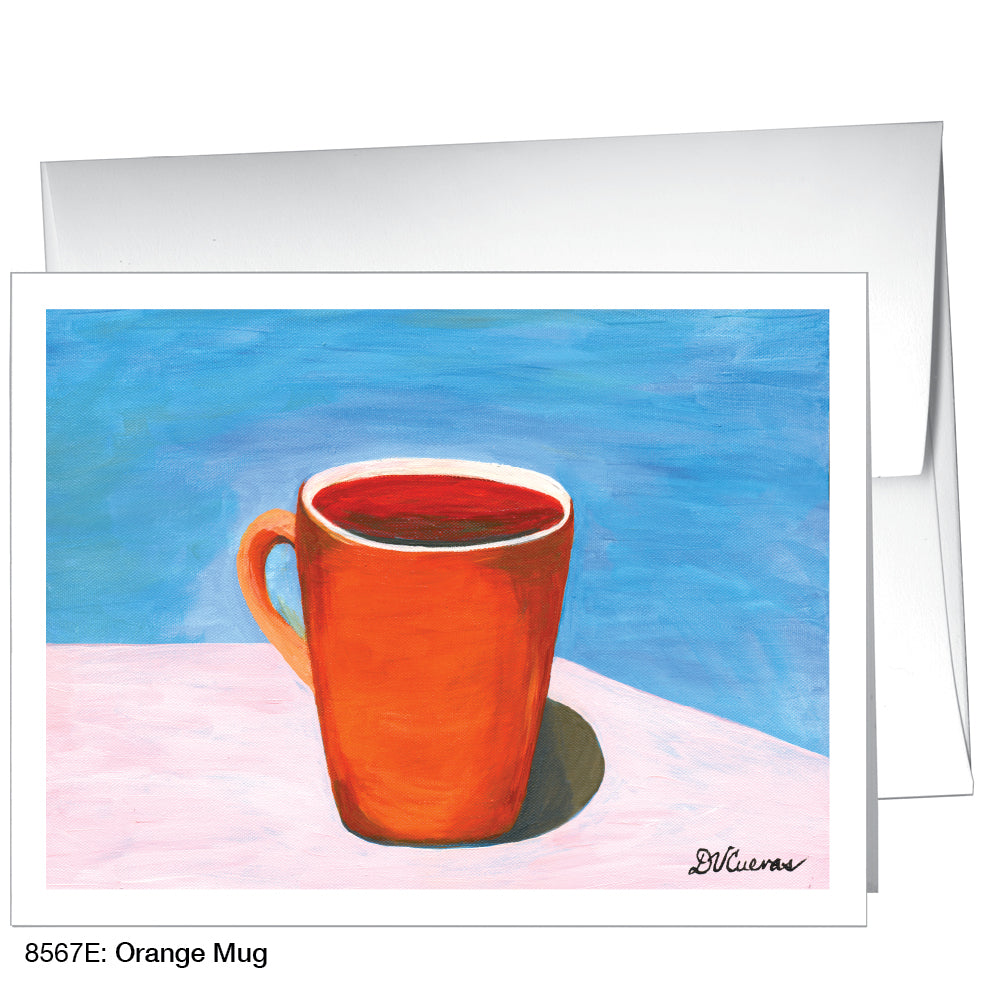 Orange Mug, Greeting Card (8567E)