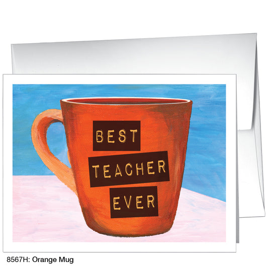 Orange Mug, Greeting Card (8567H)