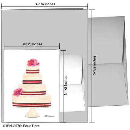 Four Tiers, Greeting Card (8576)