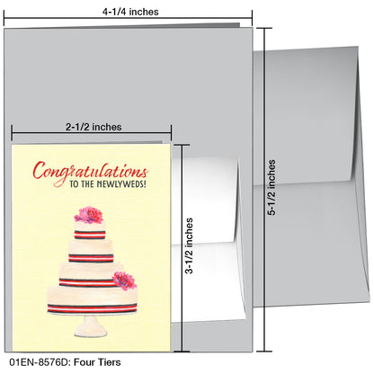 Four Tiers, Greeting Card (8576D)