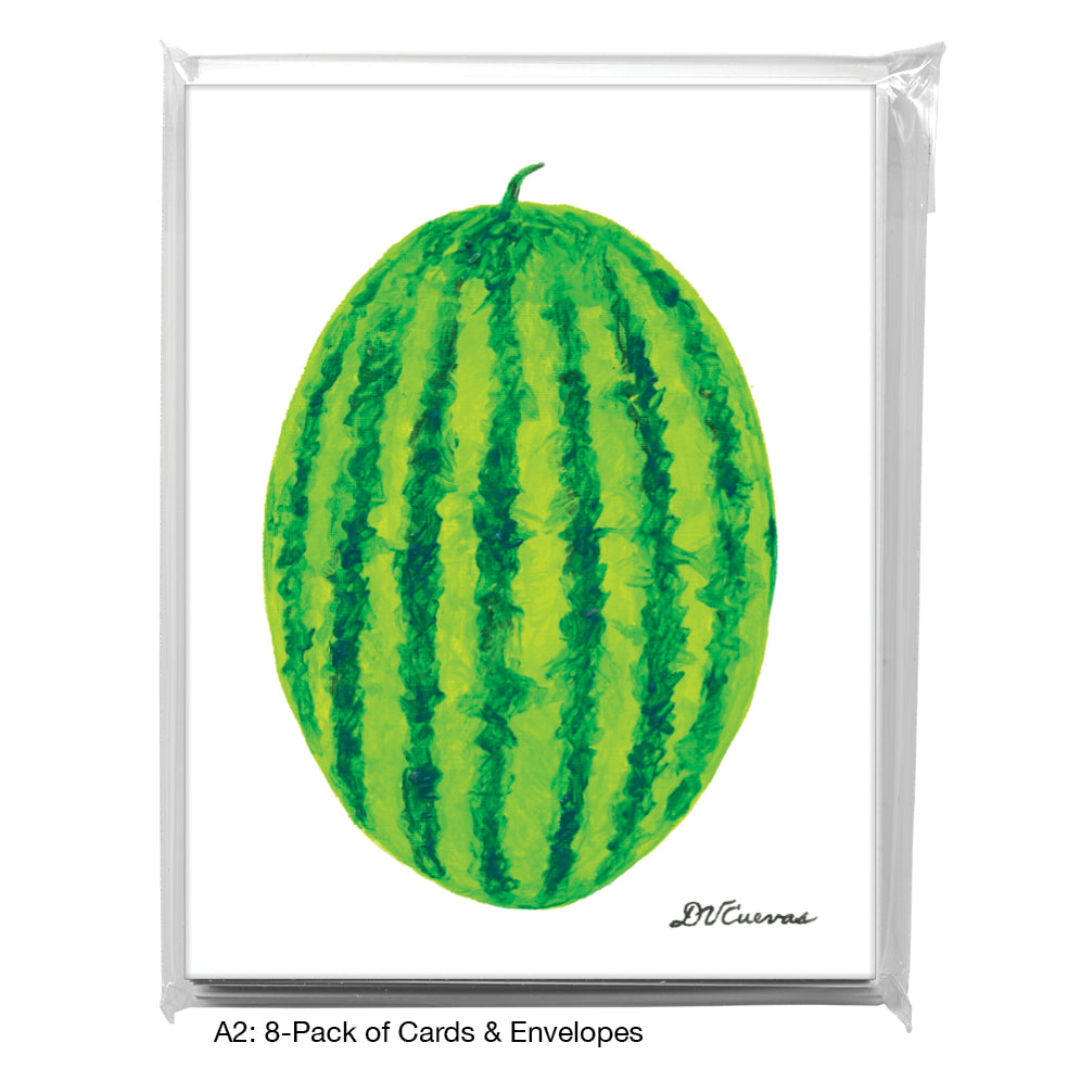 Ripe Watermelon, Greeting Card (8578)