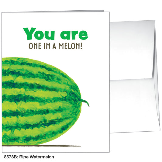 Ripe Watermelon, Greeting Card (8578B)