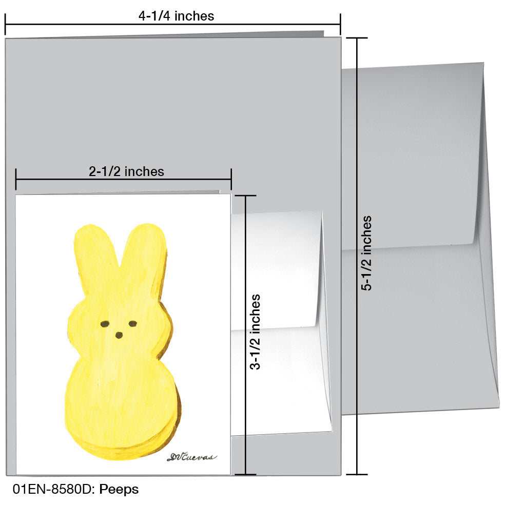 Peeps, Greeting Card (8580D)