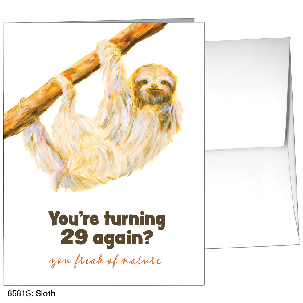 Sloth, Greeting Card (8581S)