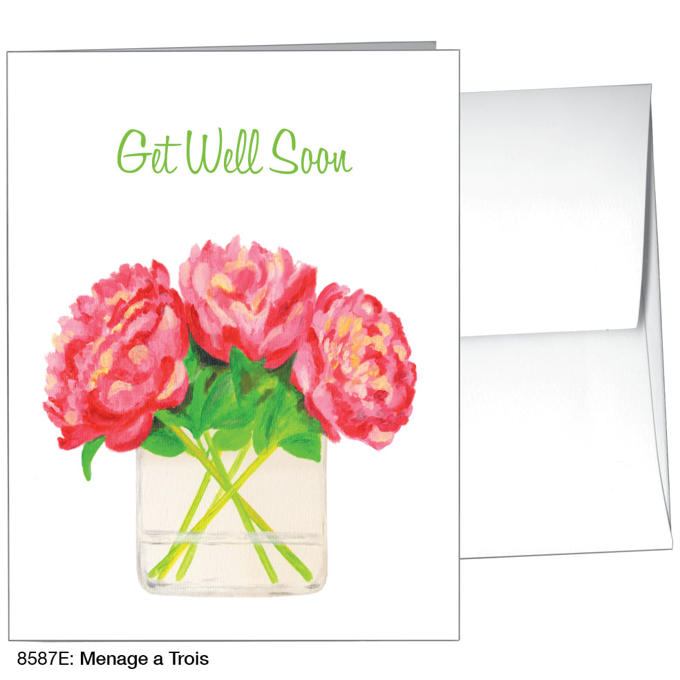 Menage A Trois, Greeting Card (8587E)