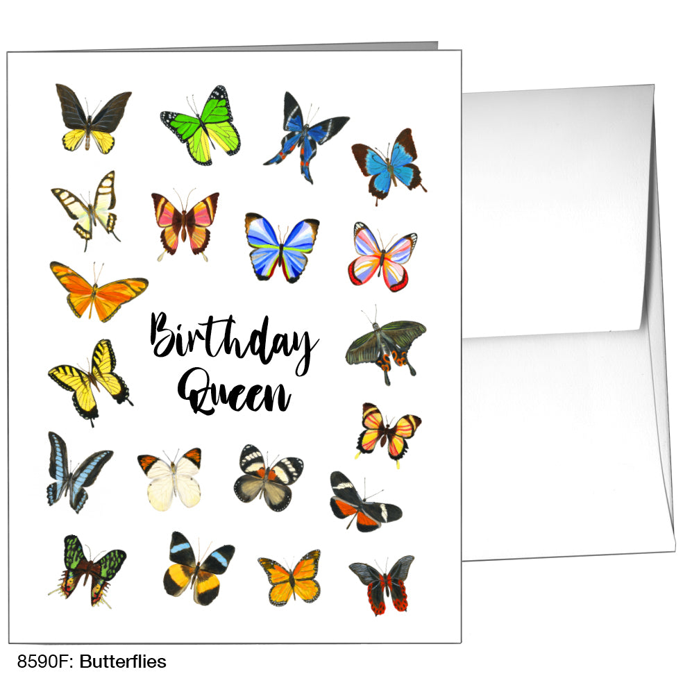 Butterflies, Greeting Card (8590F)