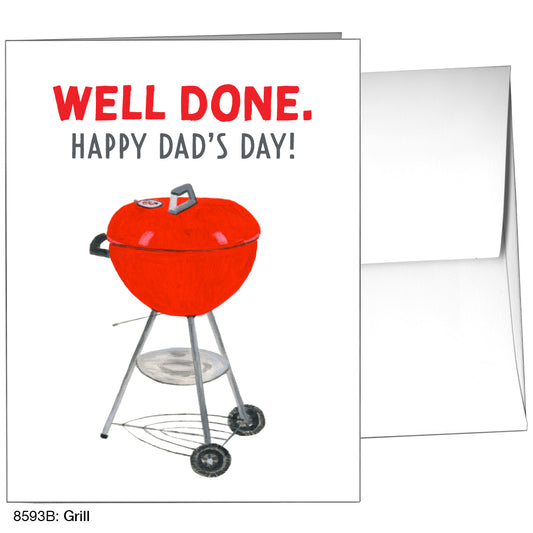 Grill, Greeting Card (8593B)