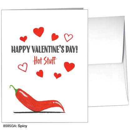 Spicy Pepper, Greeting Card (8595GA)