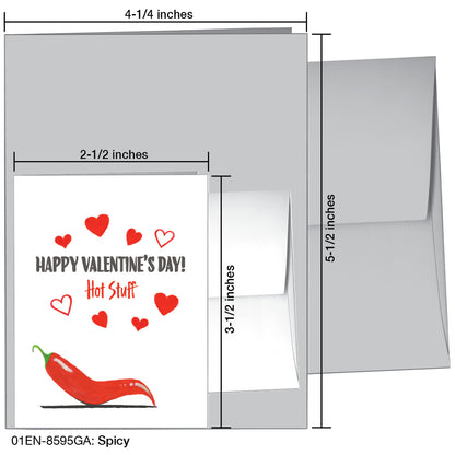 Spicy Pepper, Greeting Card (8595GA)