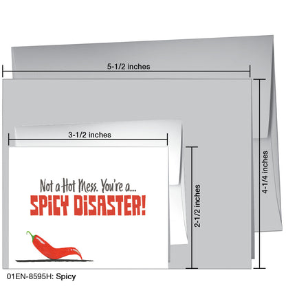 Spicy Pepper, Greeting Card (8595H)