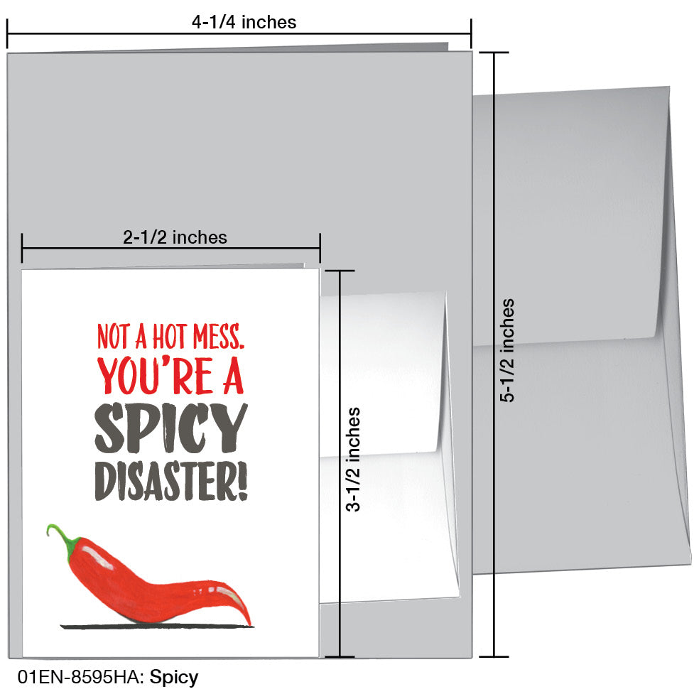 Spicy Pepper, Greeting Card (8595HA)