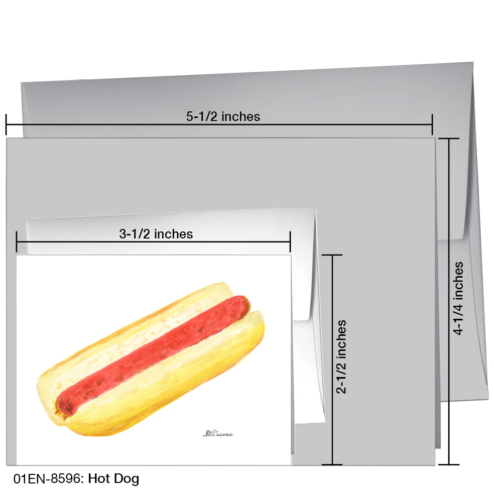 Hot Dog, Greeting Card (8596)