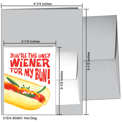 Hot Dog, Greeting Card (8596H)