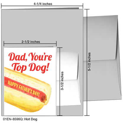 Hot Dog, Greeting Card (8596Q)