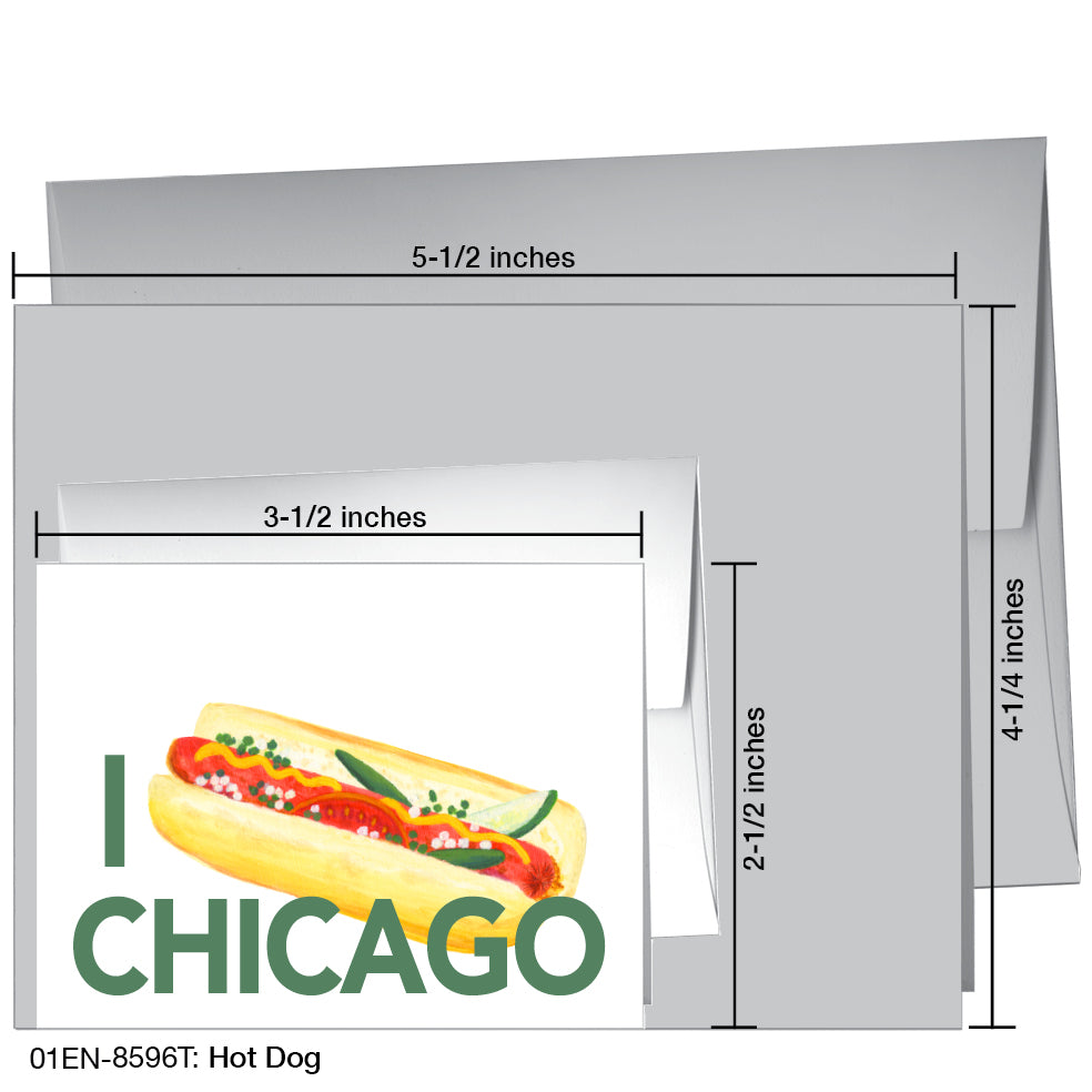 Hot Dog, Greeting Card (8596T)